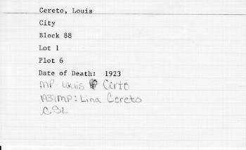 Cereto, Louis (1923)