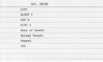 Doi, Shimo