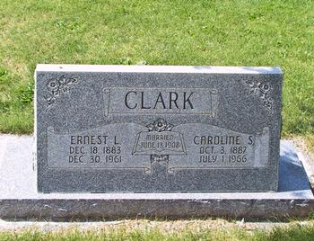 Clark, Ernest L (Caroline S)