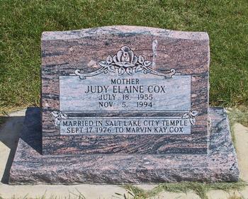 Cox, Judy Elaine (Gardner)
