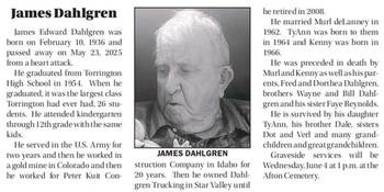 Dahlgren, James Edward d. 23 May 2025