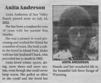 Anderson, Anita d. 24 Jul 2022