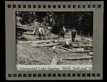 Cottonwood Lake logging, Lee Schwab.
