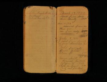 Fairview Band Treasurer's Book, Judy Young Erickson