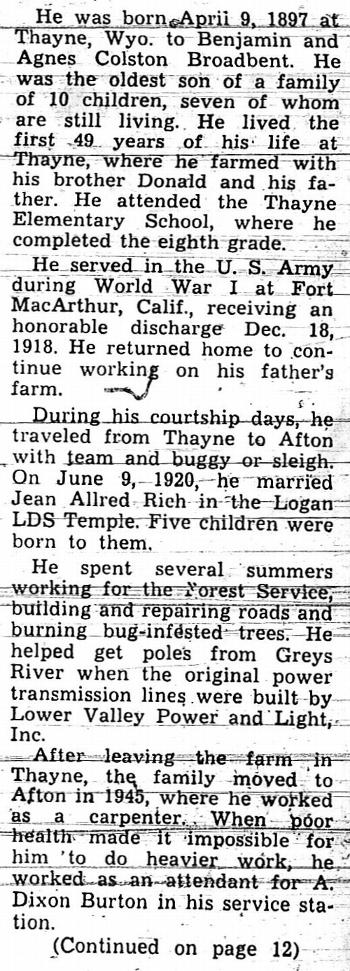 Broadbent, John Elmer (24 July 1971) (2)