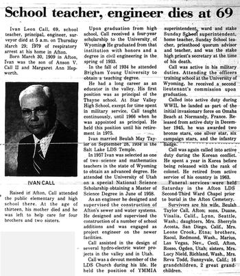 Call, Ivan Leon (29 Mar 1979)