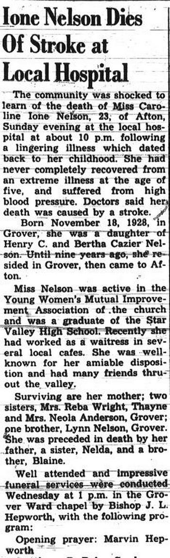 Nelson, Caroline Ione (28 Sep 1952) (1)