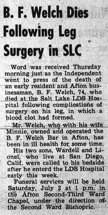 Welch, Benjamin Franklin (30 Jun 1966) (1)
