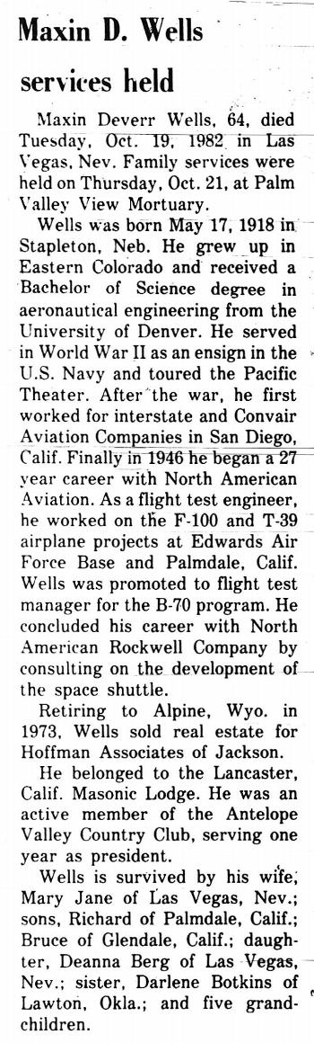 Wells, Maxin Deverr (19 Oct 1982)