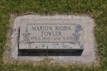 Fowler, Marion Biorn (Soda Springs - Fairview)
