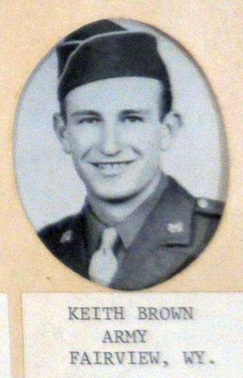 Brown, Keith, Army, Fairview, Wyoming