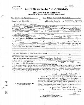 Bebber, Ida (Edith) (4 Jan 1938)