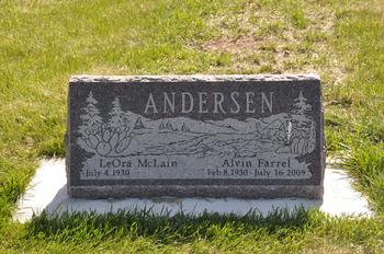 Andersen, Alvin Farrel (LeOra McLain) (1) (Montpelier)