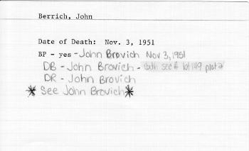 Berrich, John (3 Nov 1951)