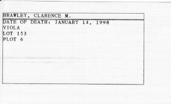 Brawley, Clarence M. (14 Jan 1998)